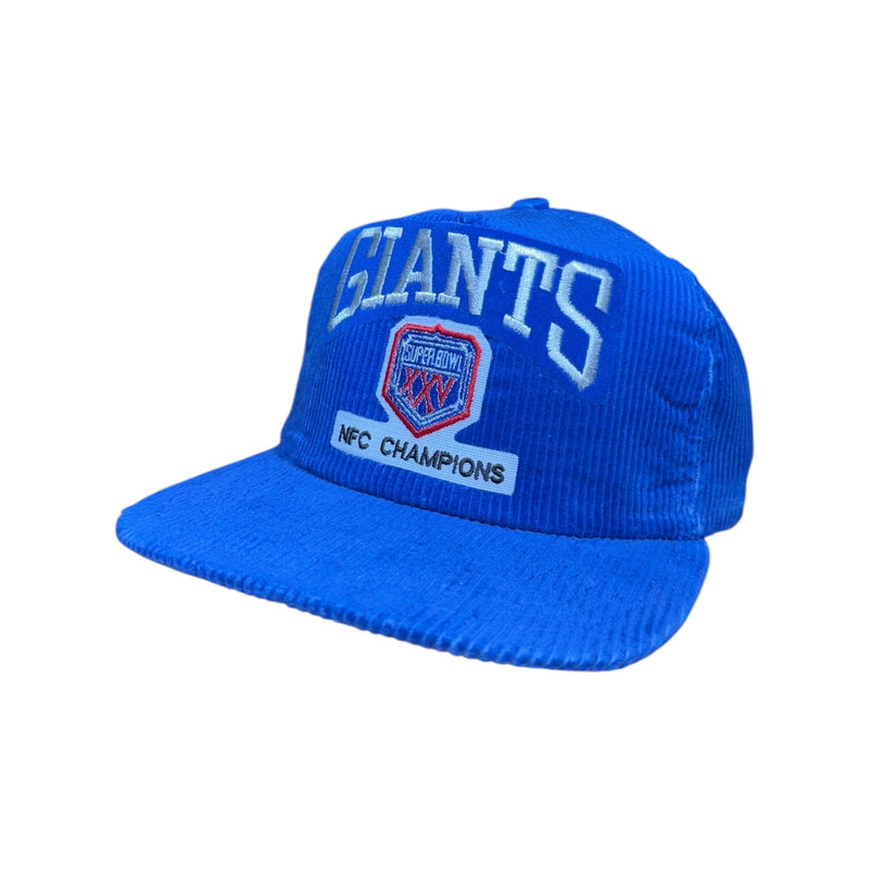 Vintage New Era New York Giants NFC NFL Corduroy Snapback Hat