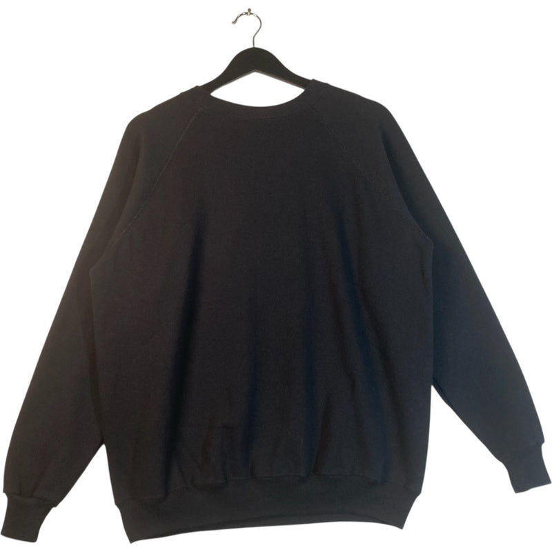 Vintage Hockey Player Drawing Crewneck