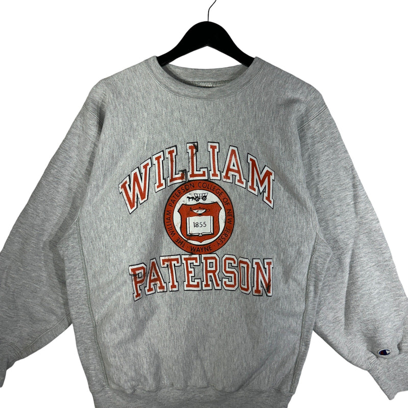 Vintage Champion William Paterson Reverse Weave Crewneck 80s