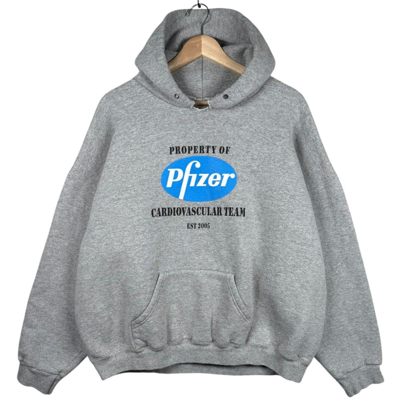Vintage Property Of Pfizer Pullover Hoodie