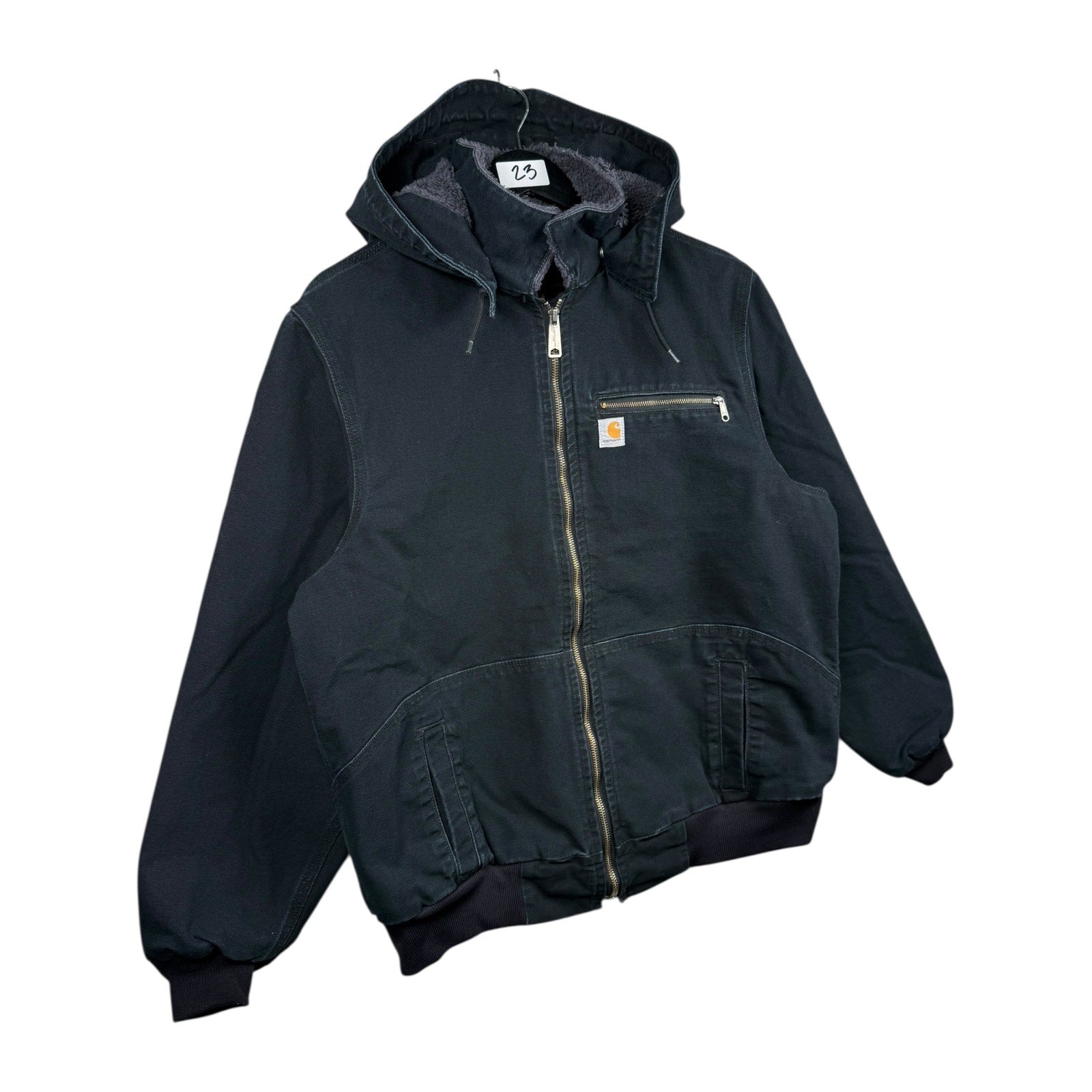 Vintage Carhartt Sherpa-Lined Full Zip Hoodie