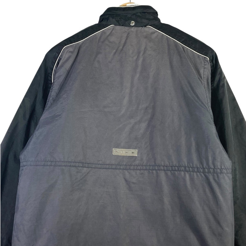 Vintage Nike White Swoosh Full Zip Windbreaker
