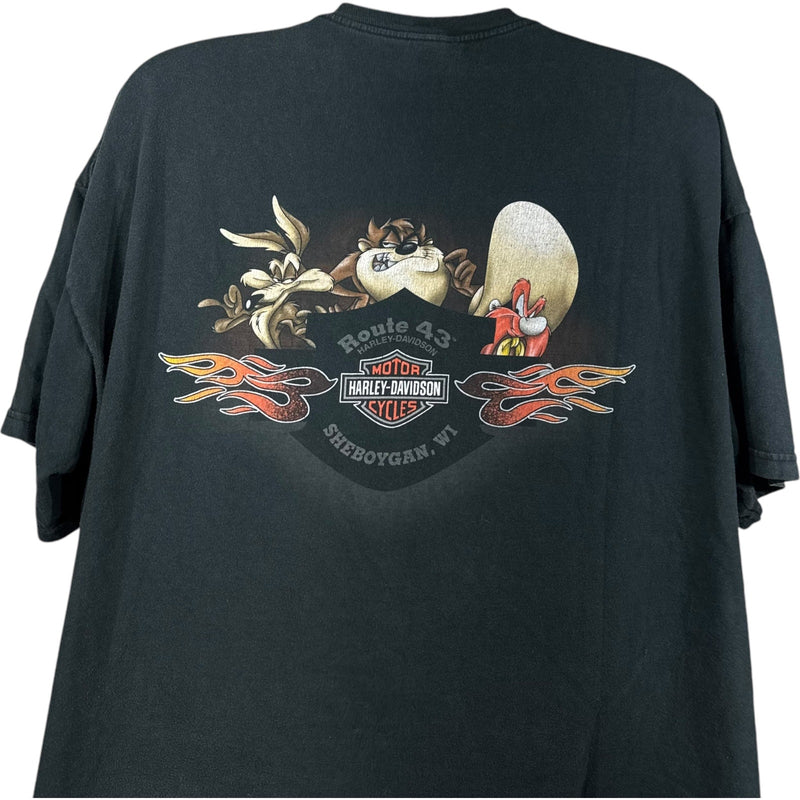 Vintage Harley Davidson Looney Tunes Bad Az I Want To Be Tee