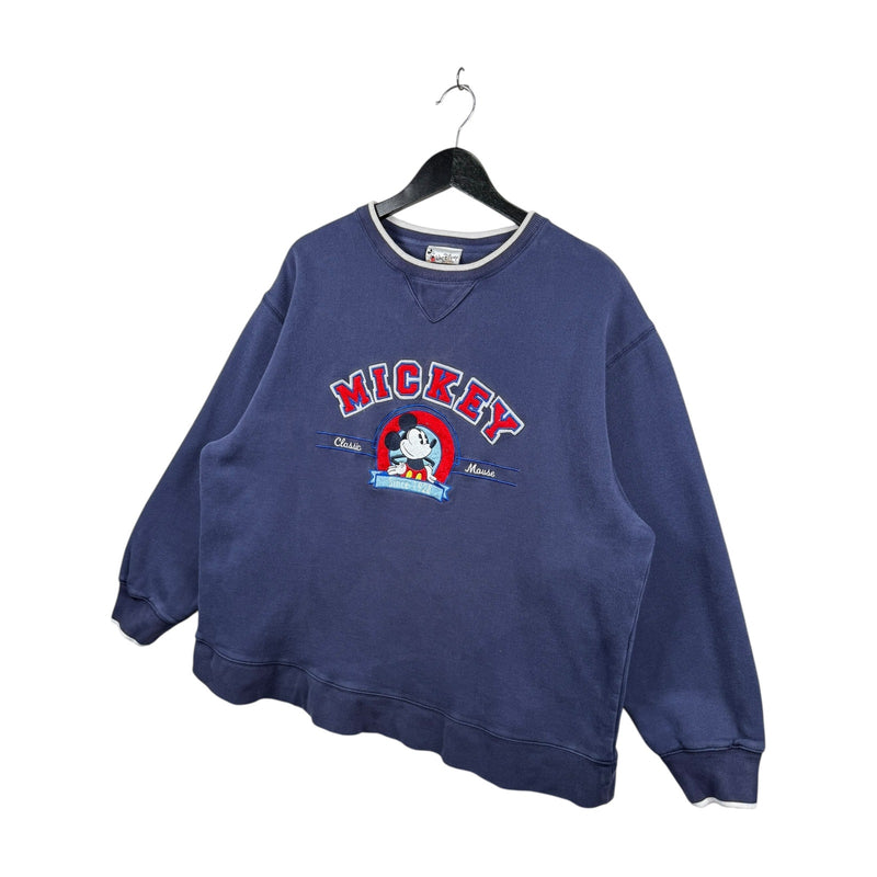 Vintage Disney Mickey Mouse Embroidered Crewneck