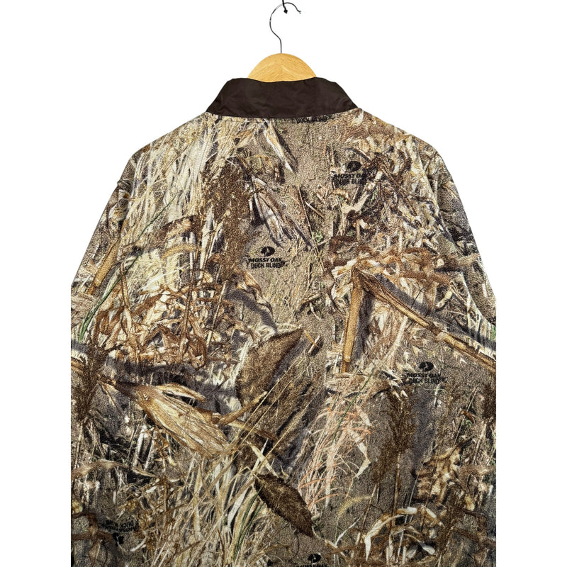 Vintage Cabela's Mossy Oak Half Zip Light Jacket