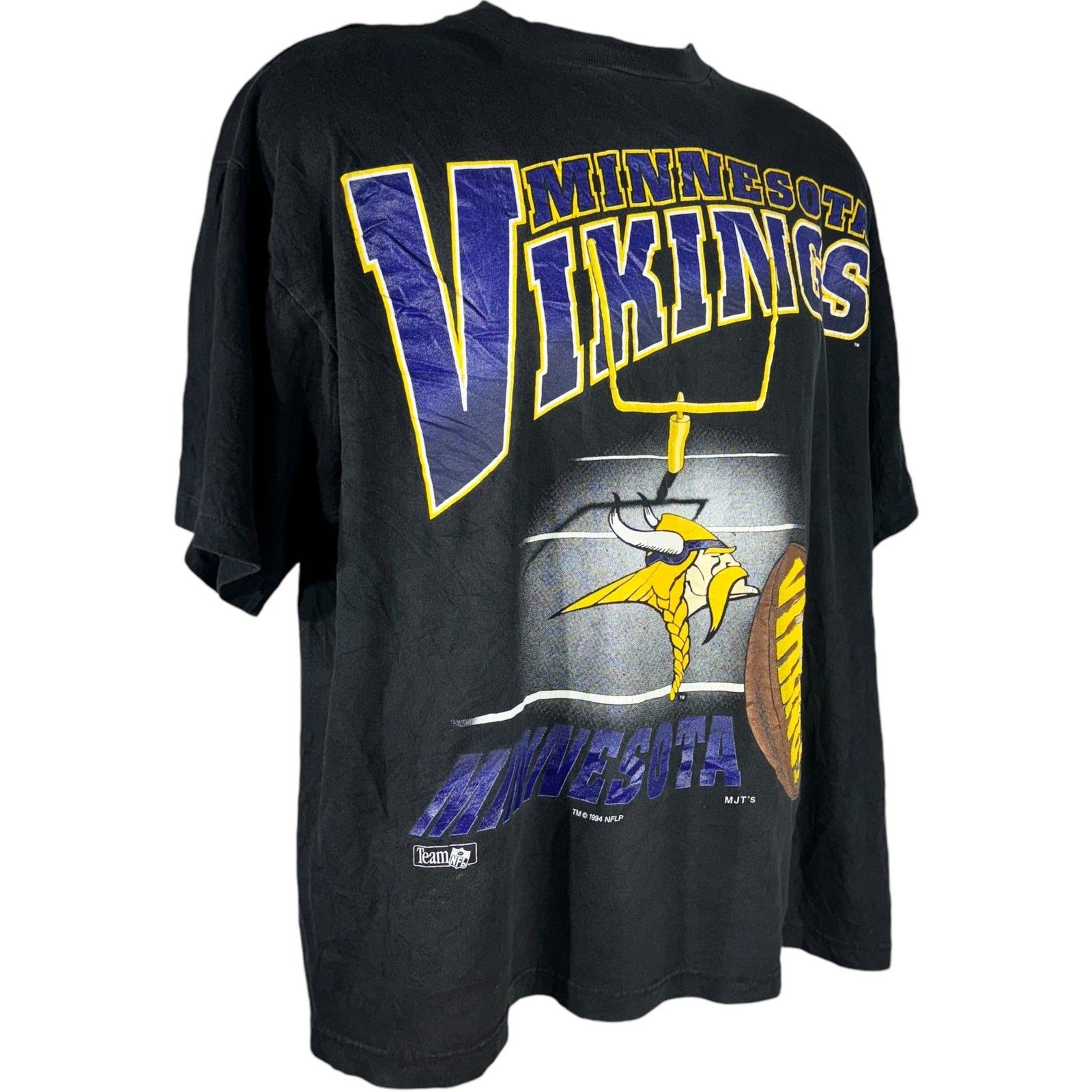 Vintage Minnesota Vikings Spellout Tee 90s