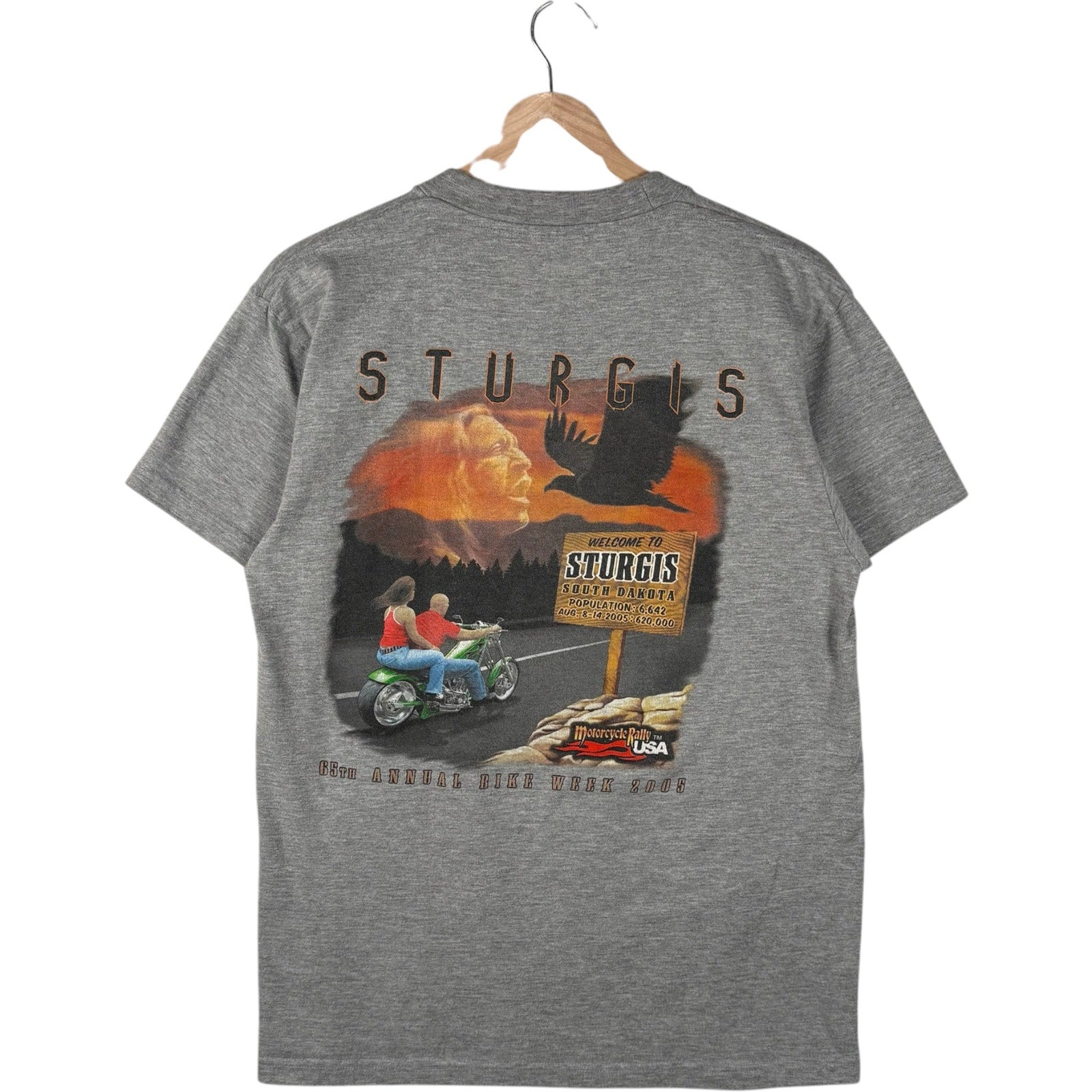 Vintage "Welcome To Sturgis South Dakota" Biker Tee