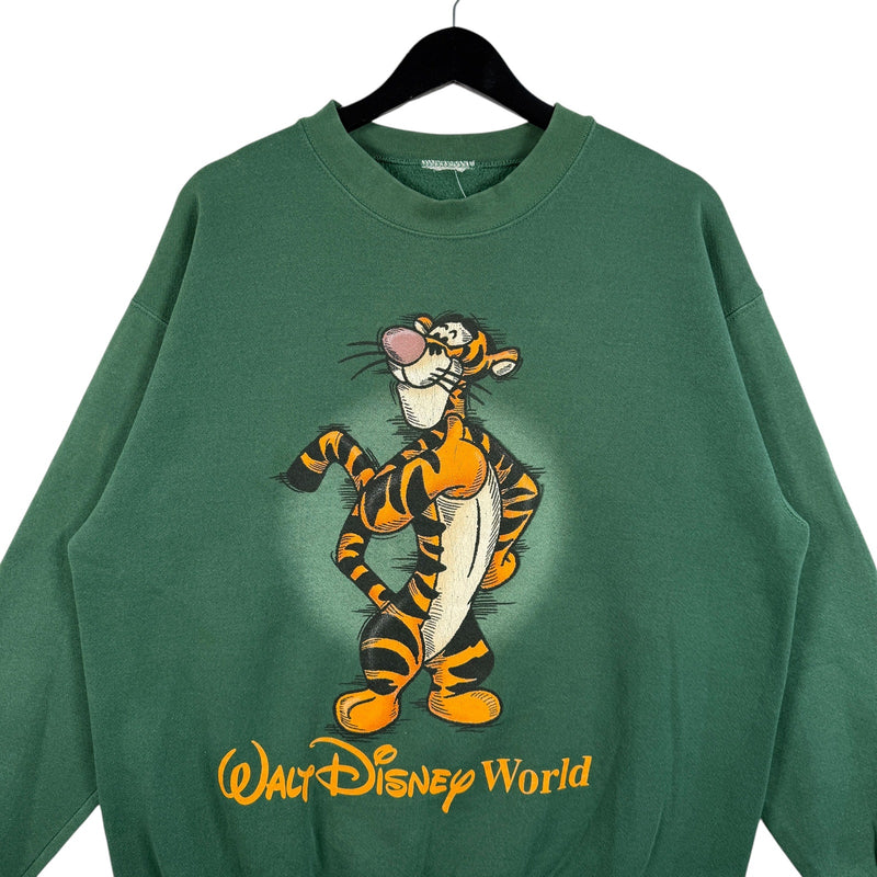 Vintage Disney World Winnie The Pooh Tigger Souvenir Crewneck