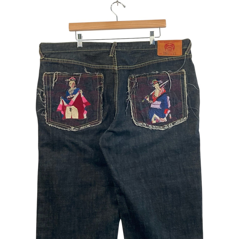 Vintage RMC Geisha Straight Leg Denim Jeans 43 x 32