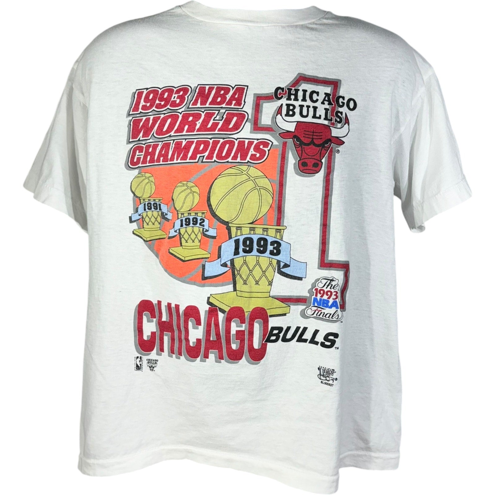 Vintage Chicago Bulls World Champions Tee 1993