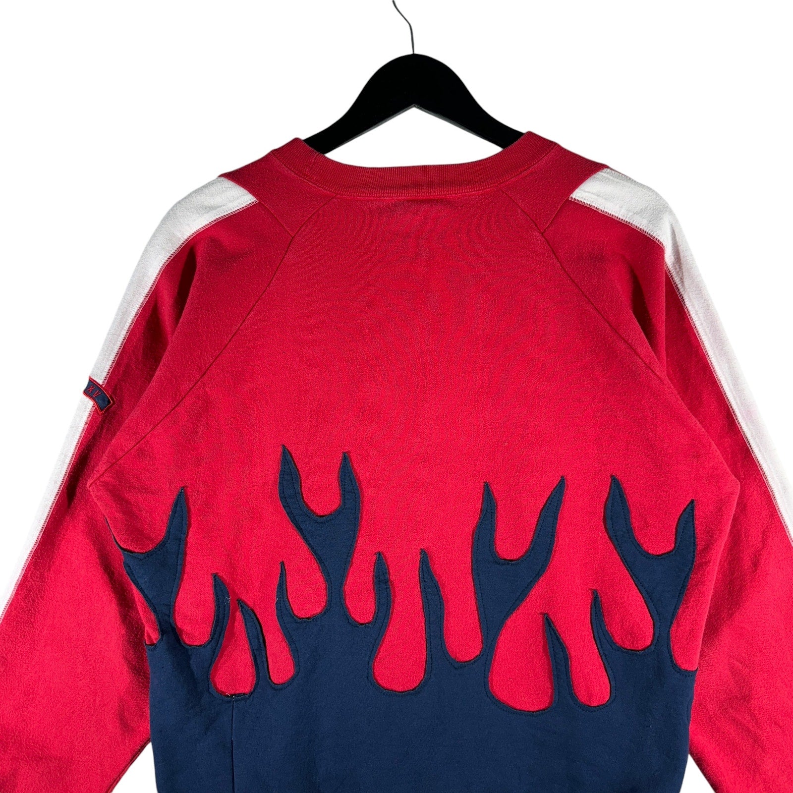 Vintage Nike Cut & Sew Flames Crewneck