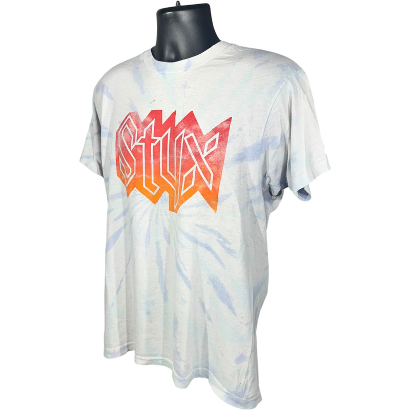 Vintage Styx Tie Dye Tour Tee 90's