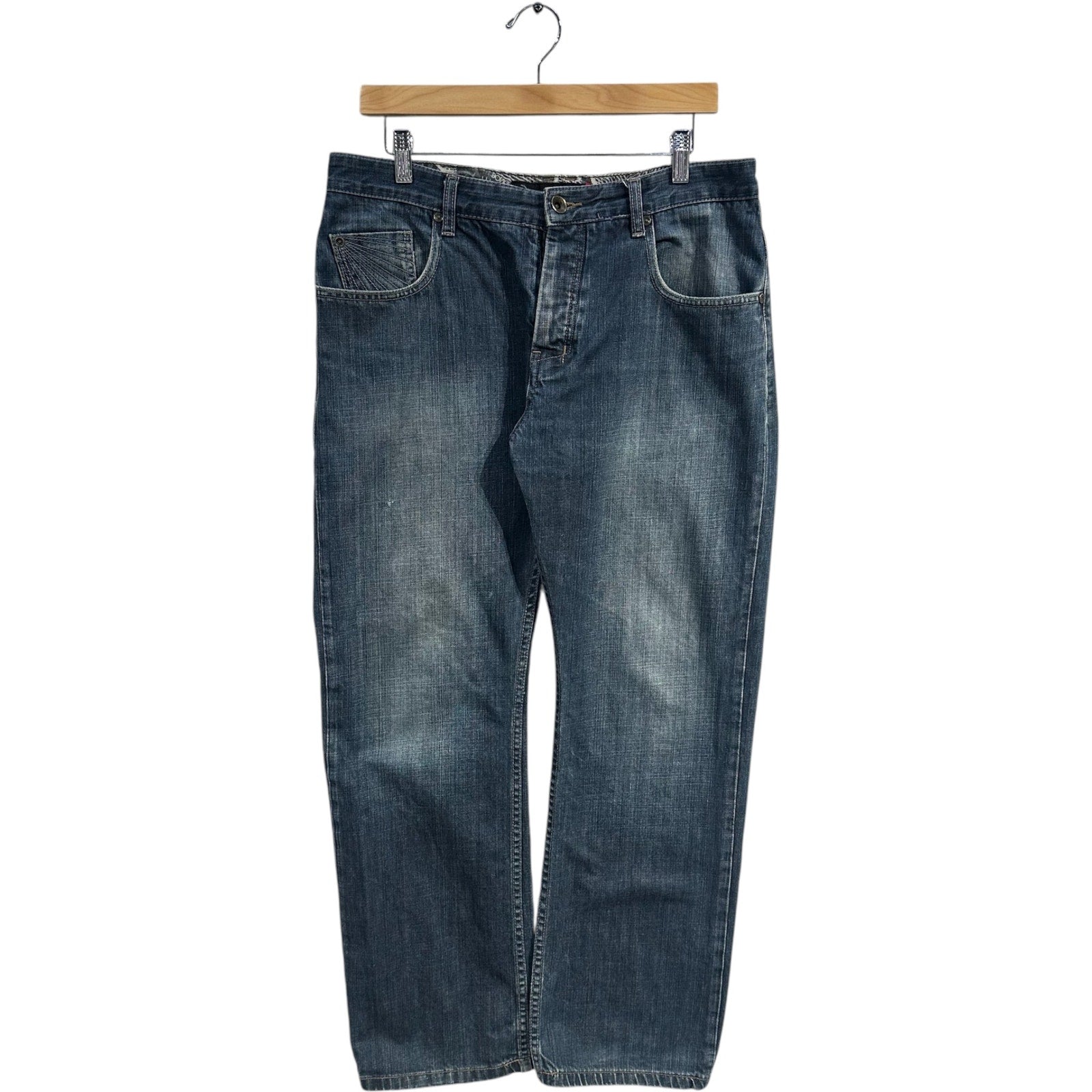 Vintage Y2K Billabong Straight Leg Denim Jeans 33x30