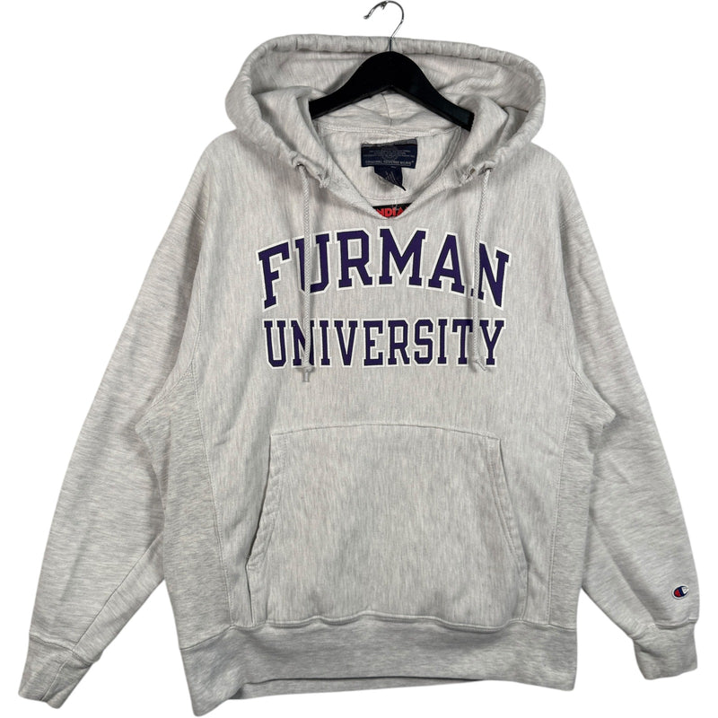 Vintage Champion Reverse Weave Furman University Hoodie
