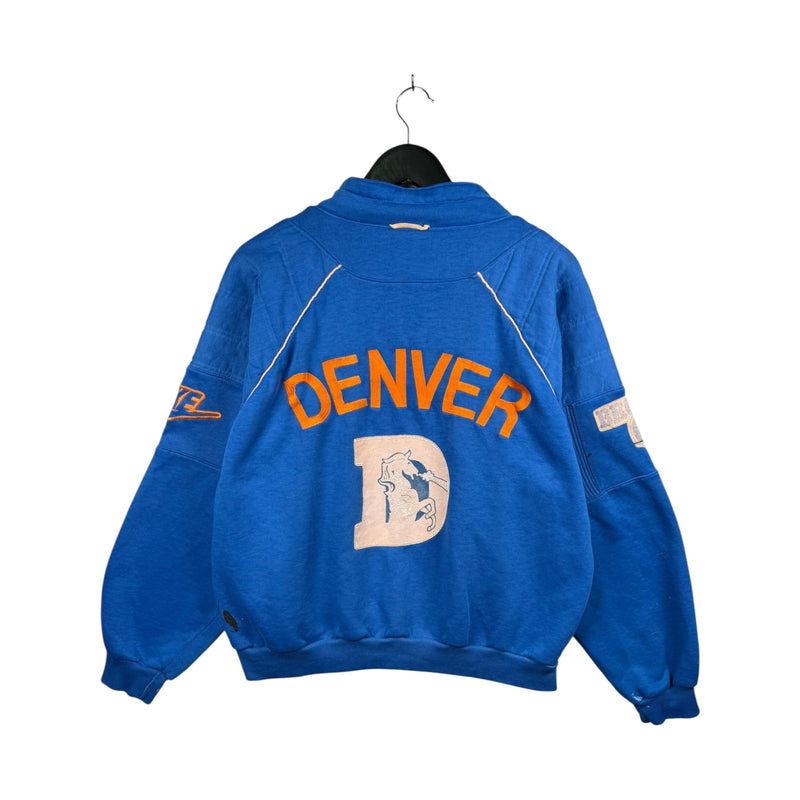 Vintage Nike Broncos Half Zip Hoodie
