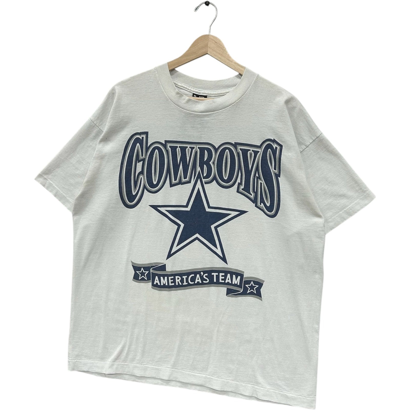 Vintage Dallas Cowboys Troy Aikman #8 Spellout NFL Tee