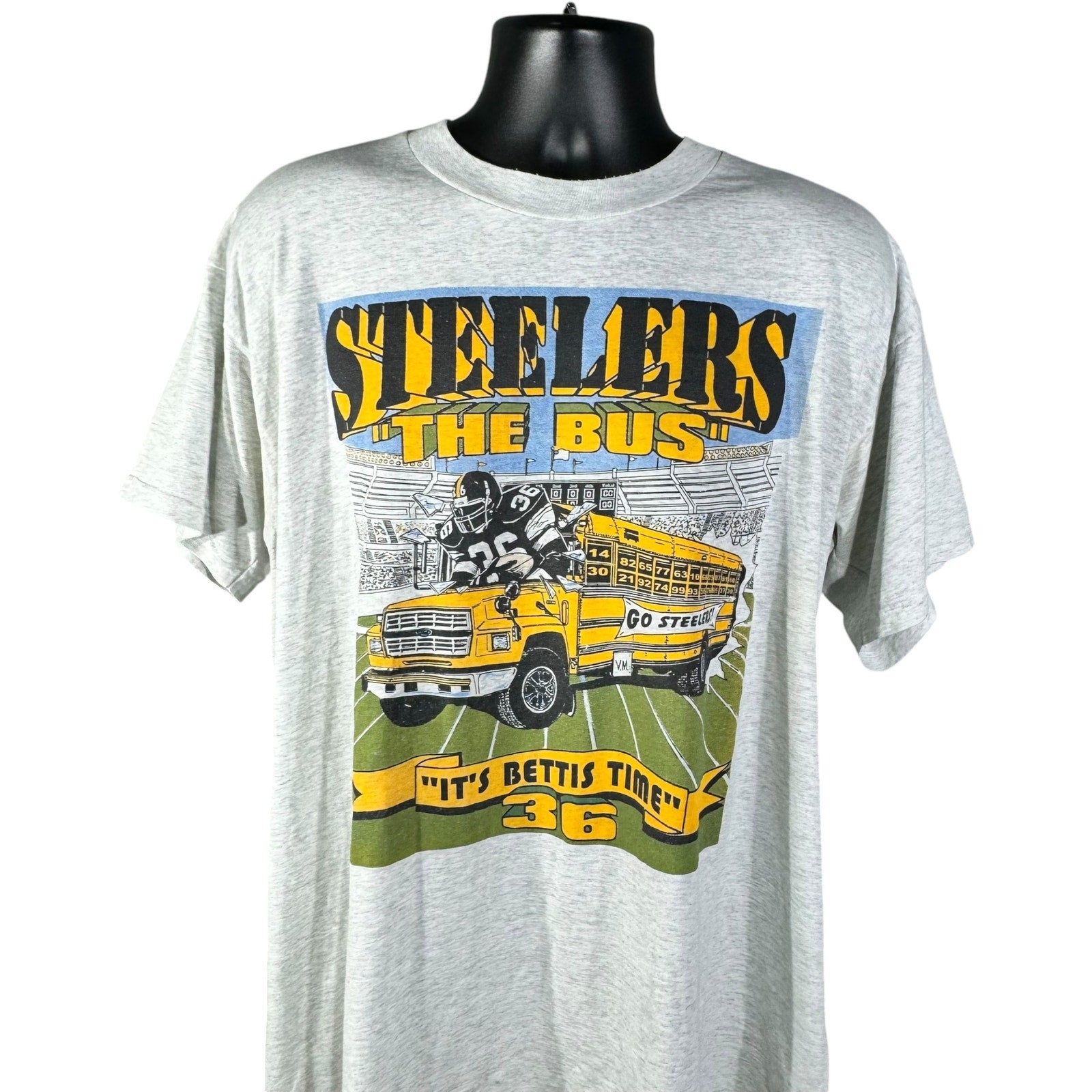 Vintage Pittsburgh Steelers Jerome Bettis "The Bus" Tee