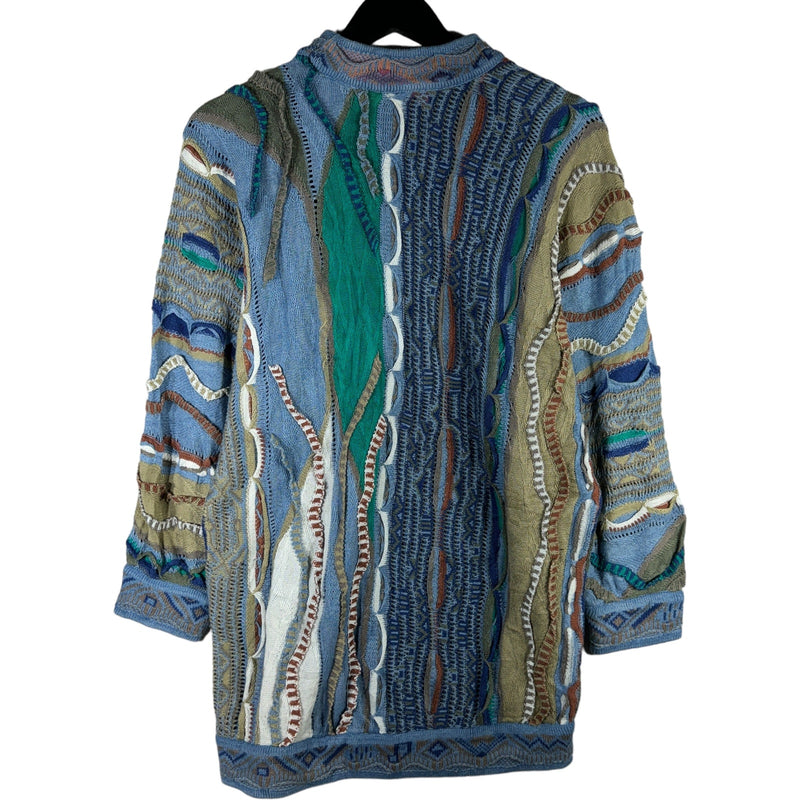 Vintage Coogi Blues 3D Knit Sweater