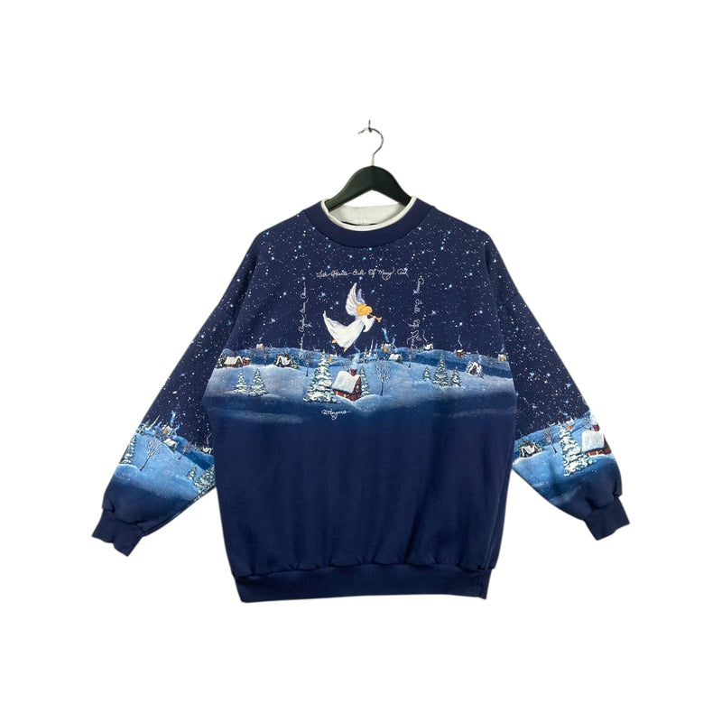 Vintage Snow AOP Pullover Crewneck