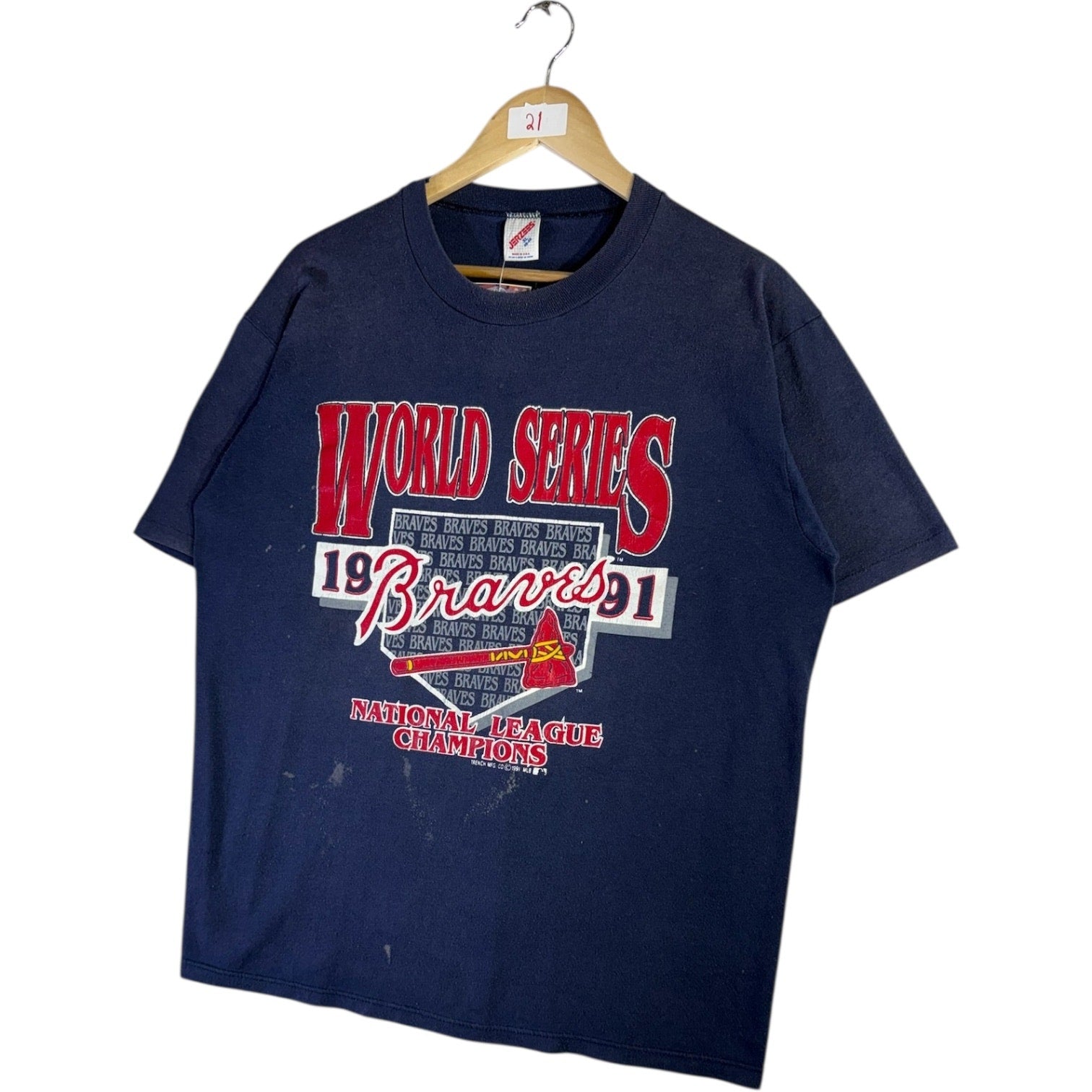 Vintage Braves 1991 World Series MLB T-Shirt