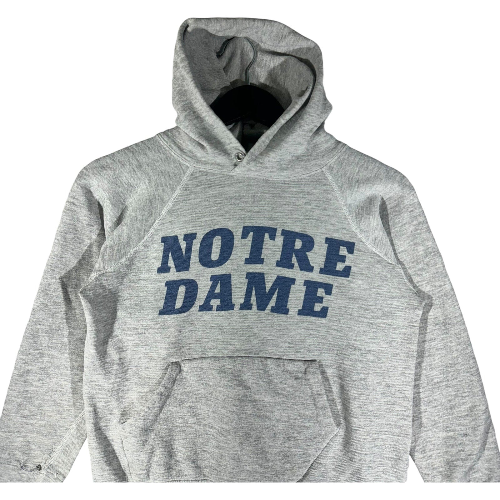 Vintage Champion Notre Dame Spellout Hoodie 80s