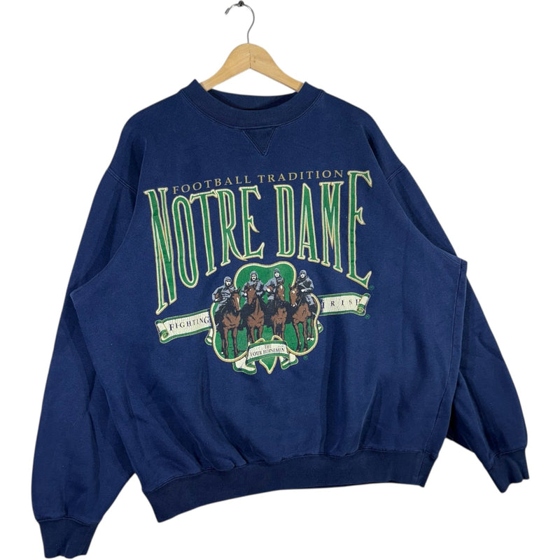 Vintage Notre Dame Football Tradition University Crewneck