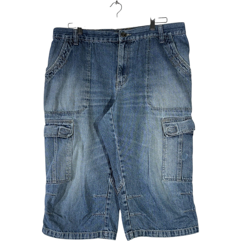 Vintage Bermuda Denim Cargo Shorts 38x19