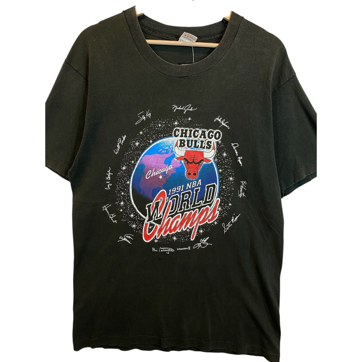 Vintage Chicago Bulls World Champ 1991 NBA T-Shirt