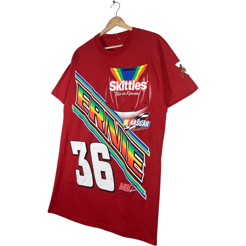 Vintage NASCAR Ernie Irvan Skittles Racing Short Sleeve T-Shirt
