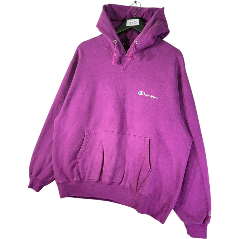 Vintage Champion Chest Logo Hoodie
