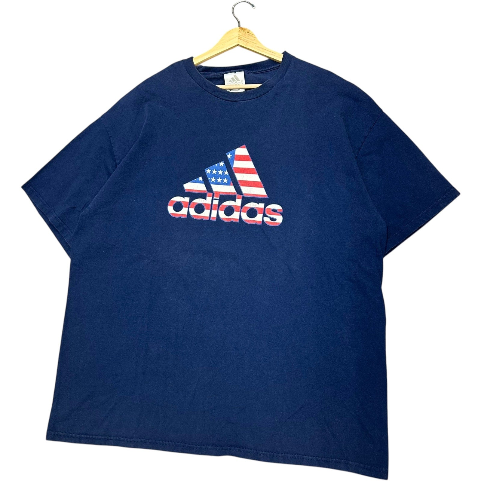 Vintage Adidas American Flag Tee