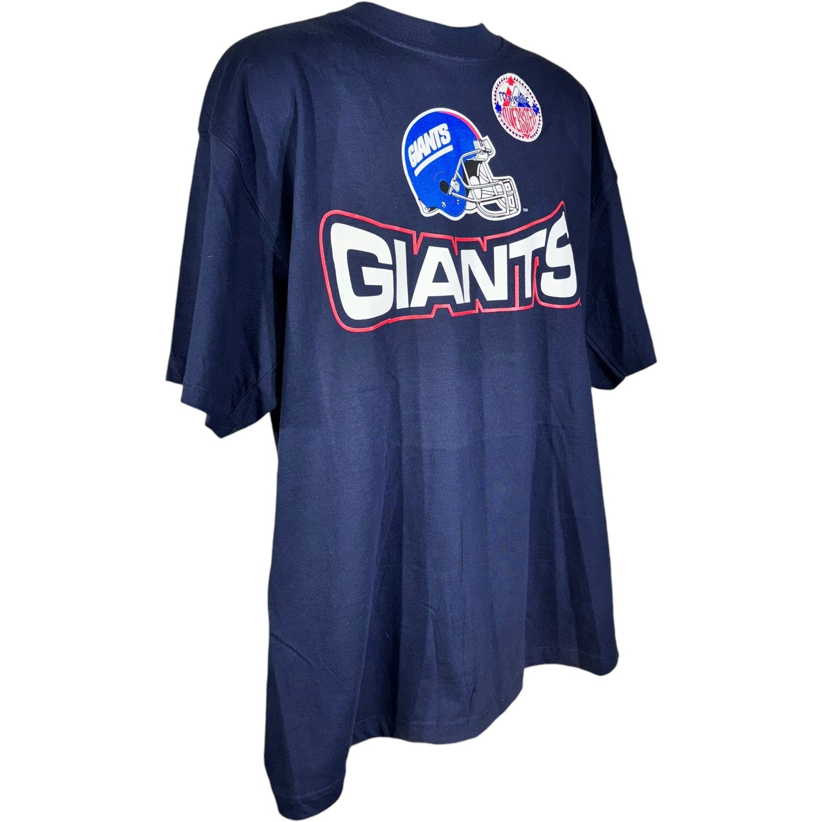 Vintage Majestic New York Giants NFL Spellout Tee 90s