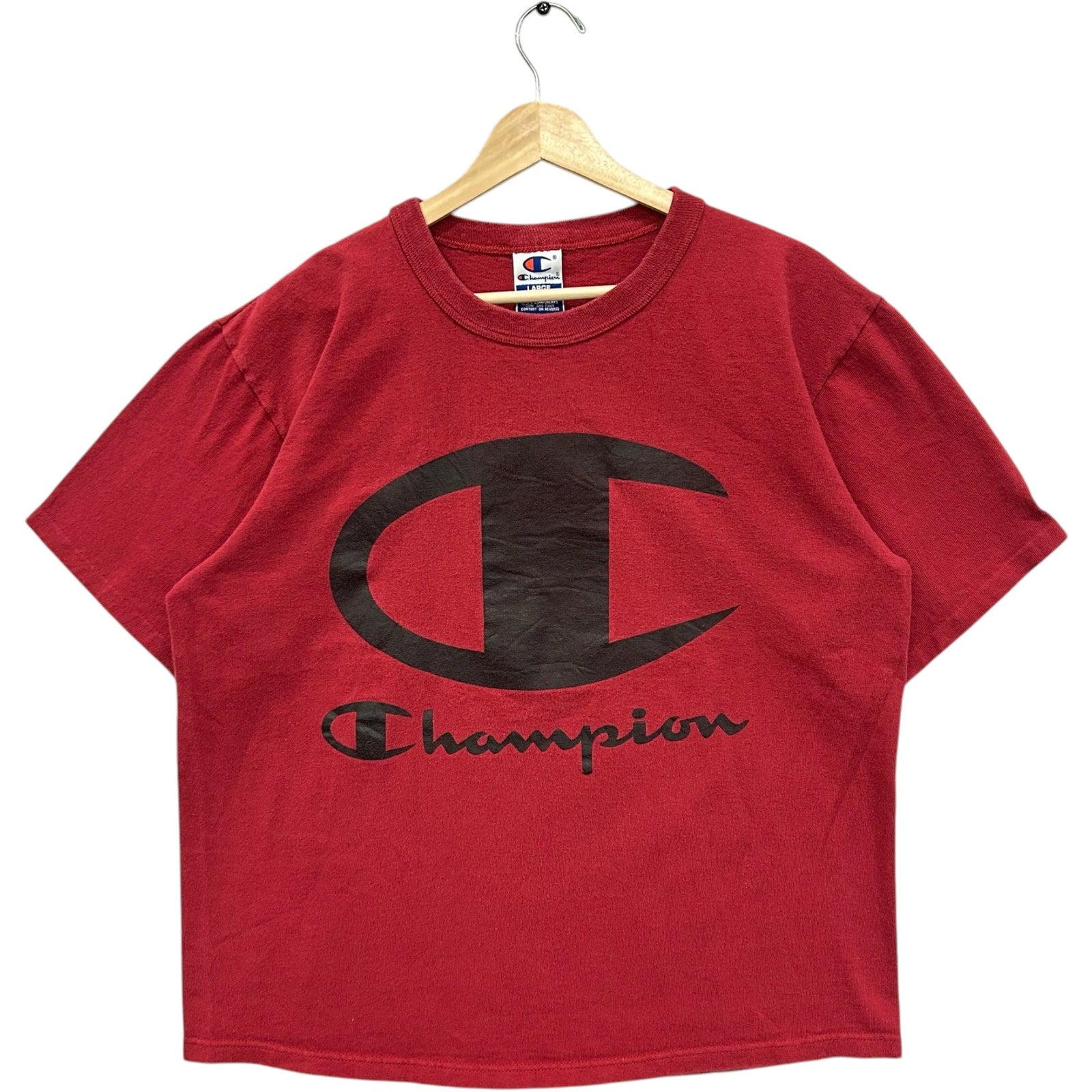 Vintage Champion Big Chest Logo Tee