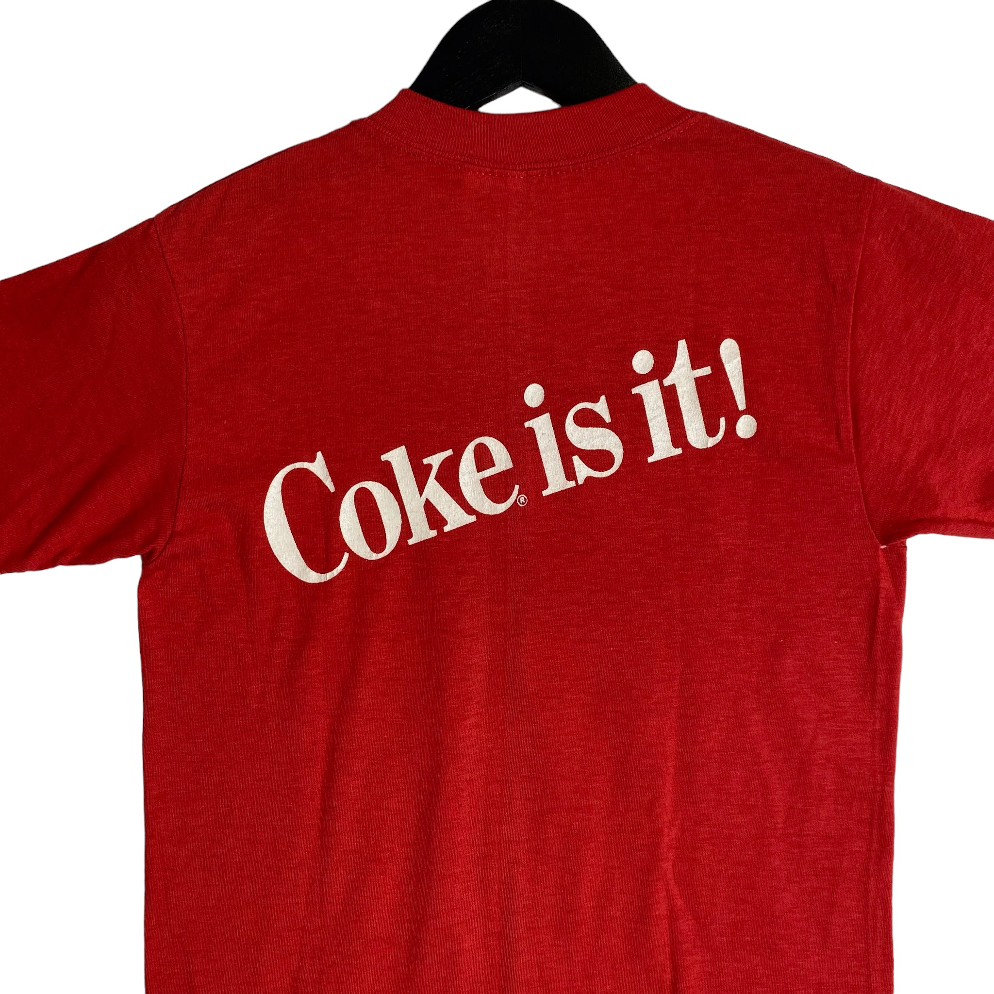 Vintage Coca-Cola "Peel A Fortune" Winner Tee 80s