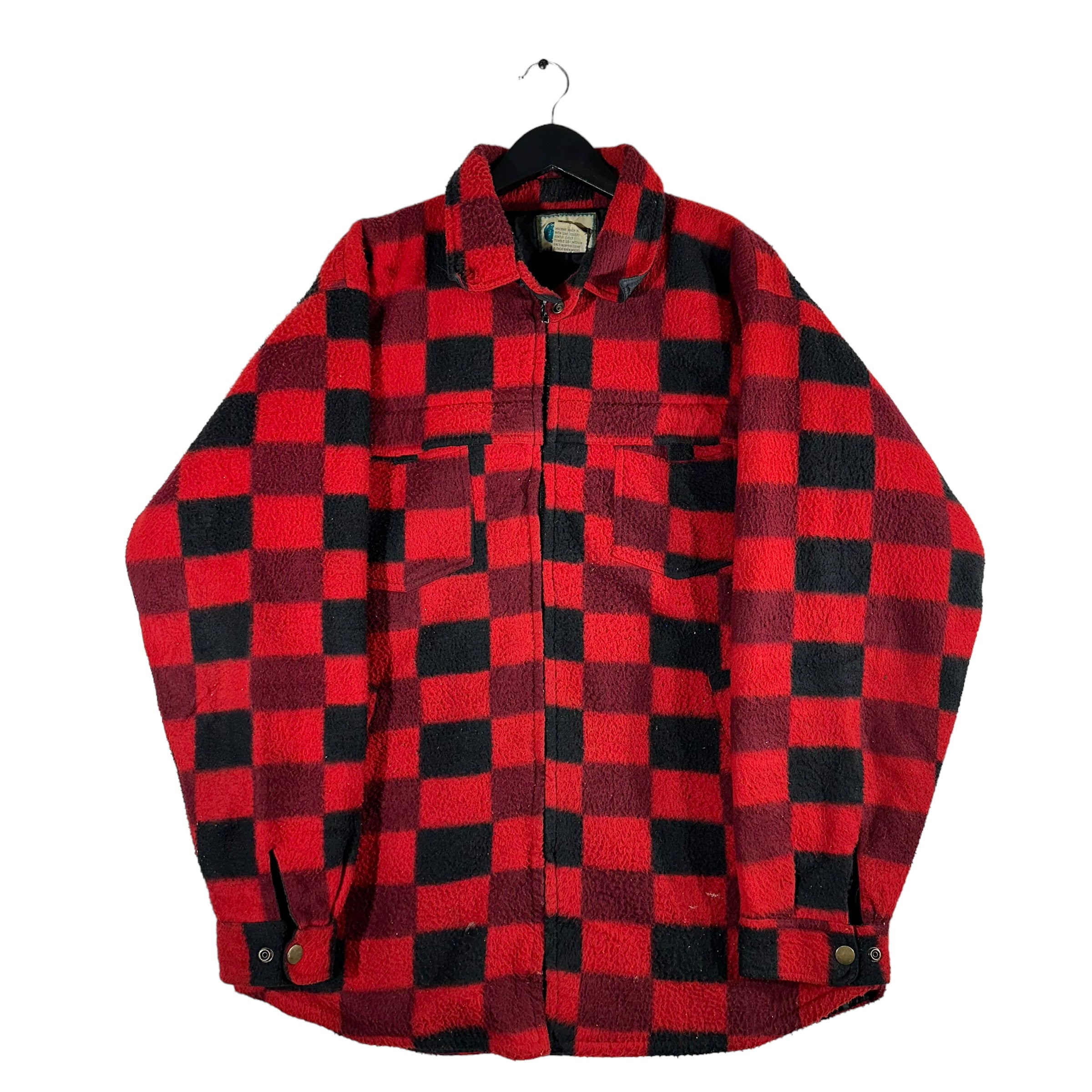 Crescent Bay Full Zip Flannel Fleece Jacket