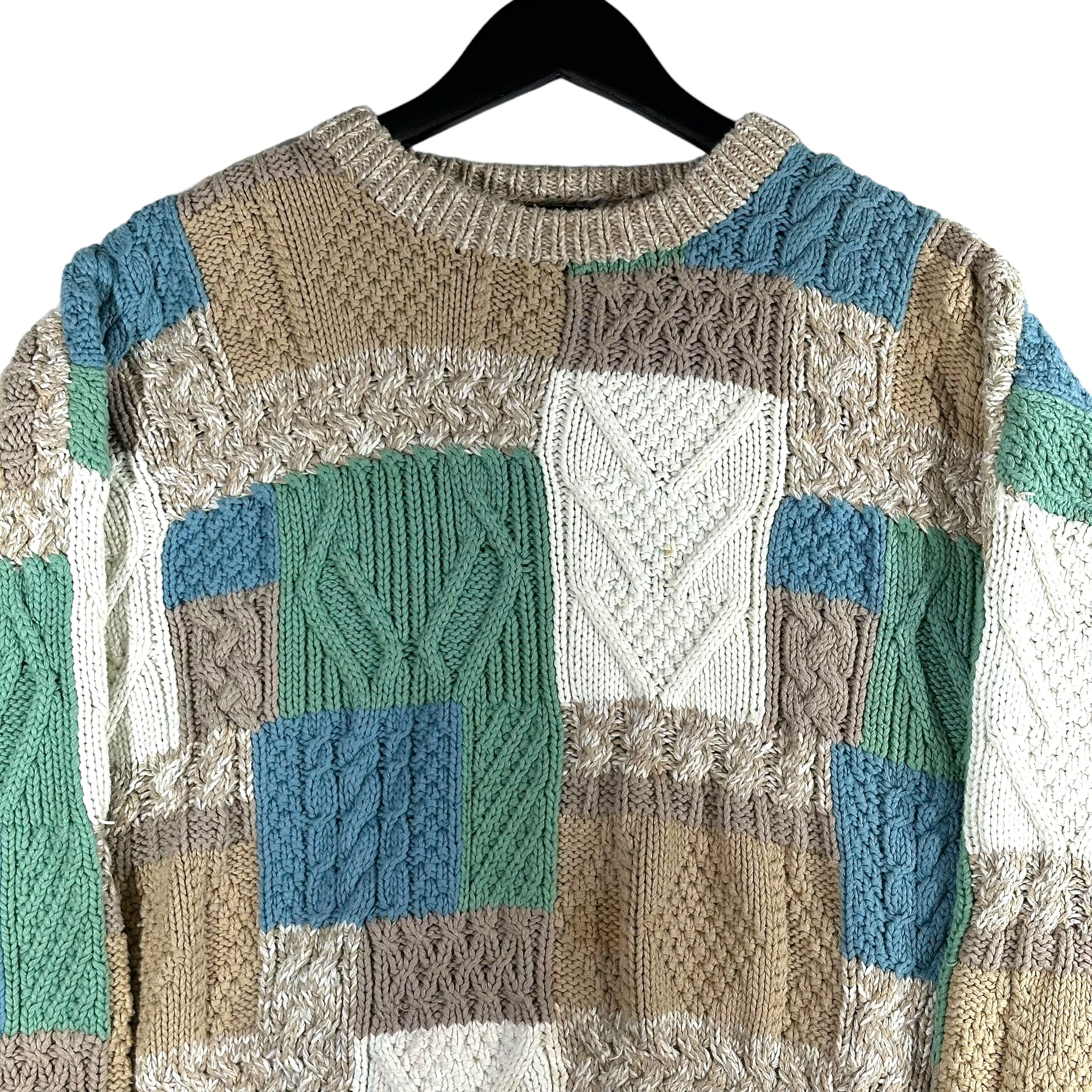 Vintage Thornton Bay 3D Patch Pattern Sweater