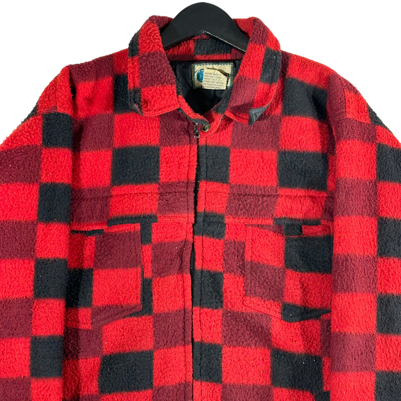 Crescent Bay Full Zip Flannel Fleece Jacket