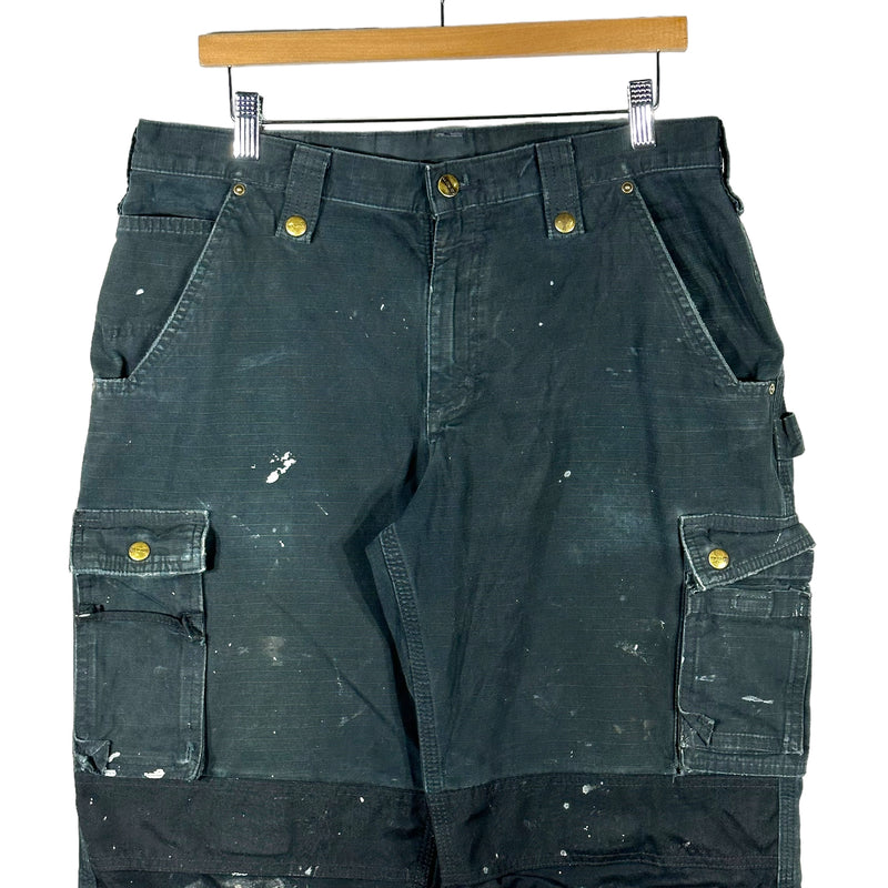 Vintage Carhartt Distressed Cargo Carpenter Pants