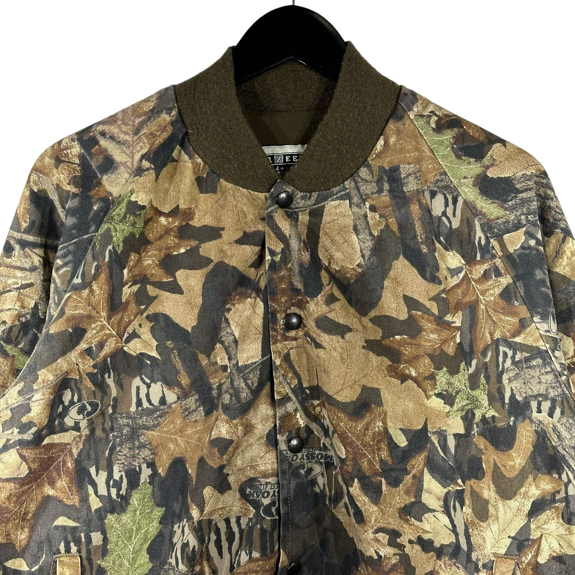 Vintage Jerzees Outdoors Mossy Oak Button Down Jacket