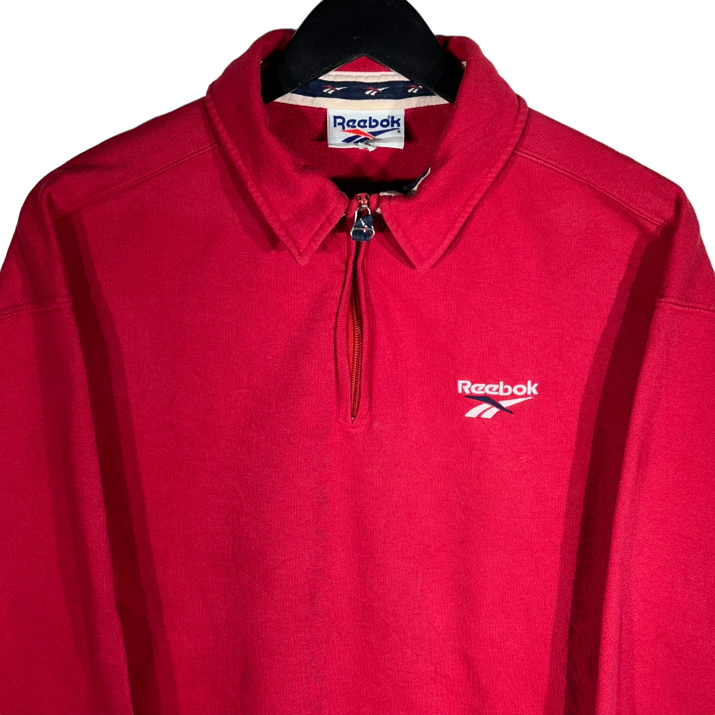 Vintage Reebok 1/4 Zip Crewneck