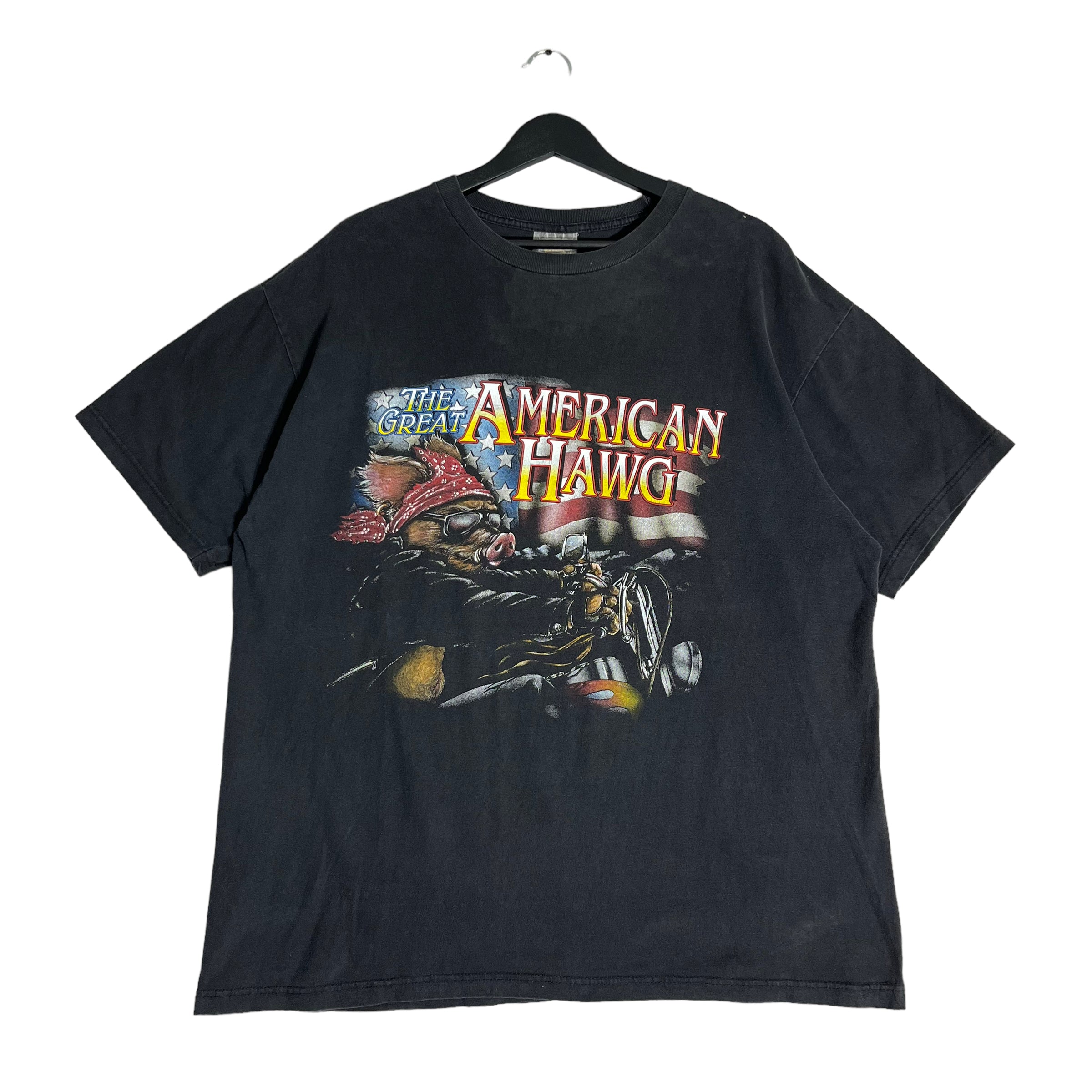 Vintage The American Hawg Biker Tee