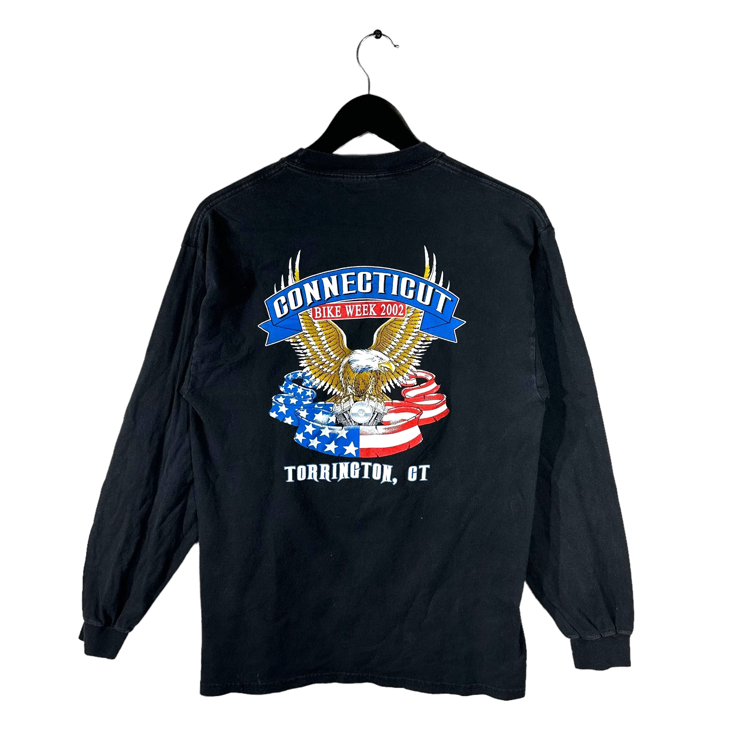 Vintage Connecticut Bike Week Long Sleeve Tee