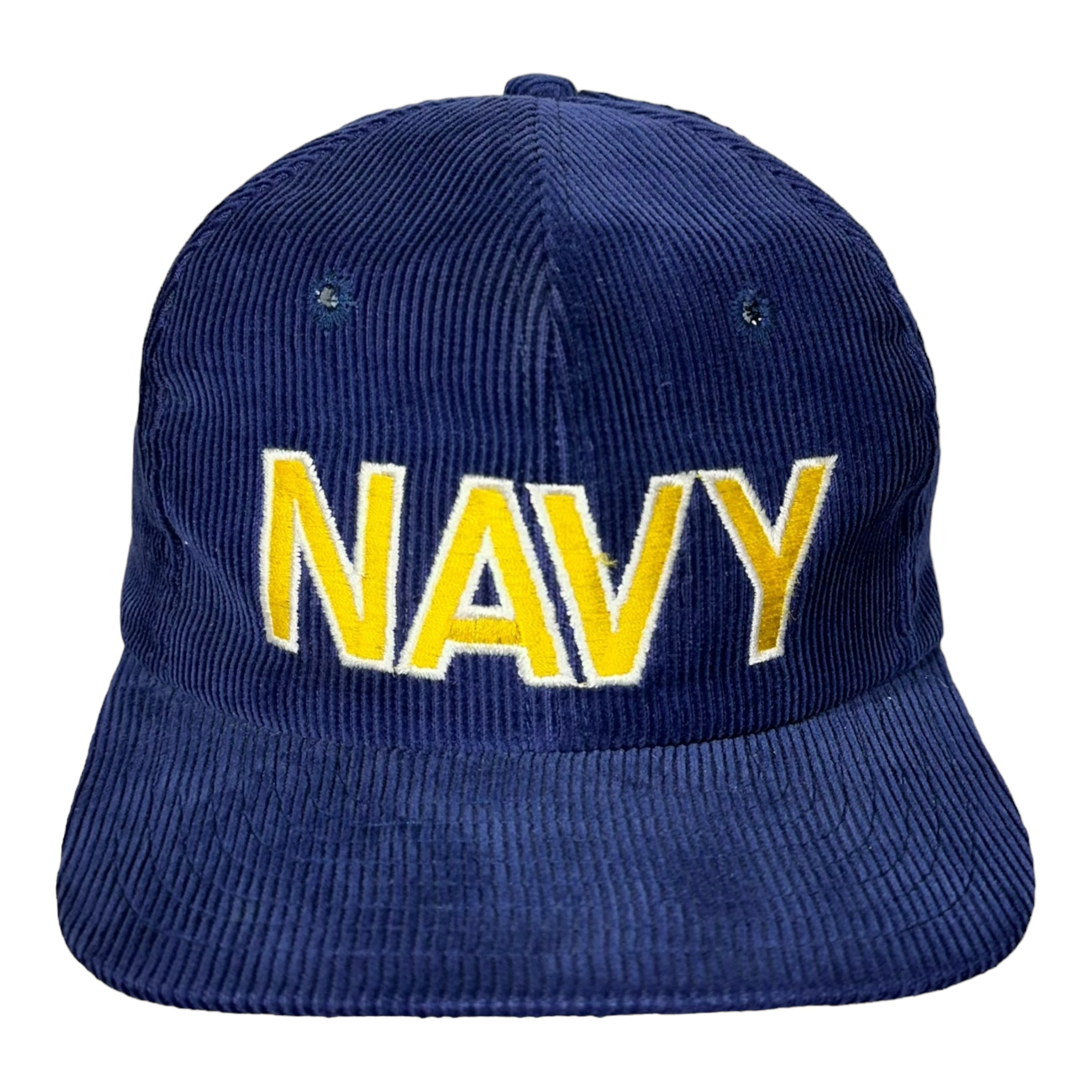 Vintage Navy Corduroy Snapback