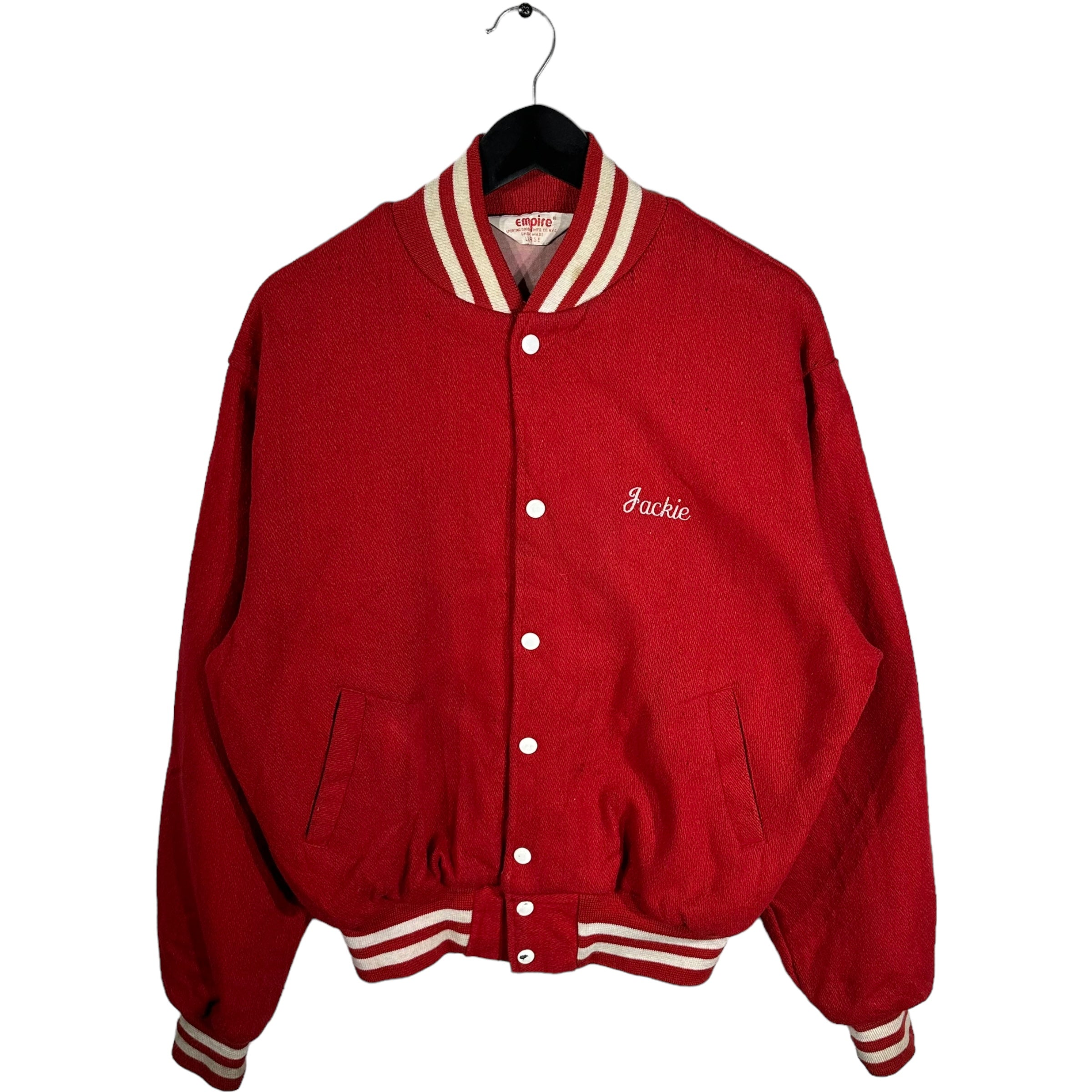 Vintage Perth Amboy Varsity Bomber Jacket