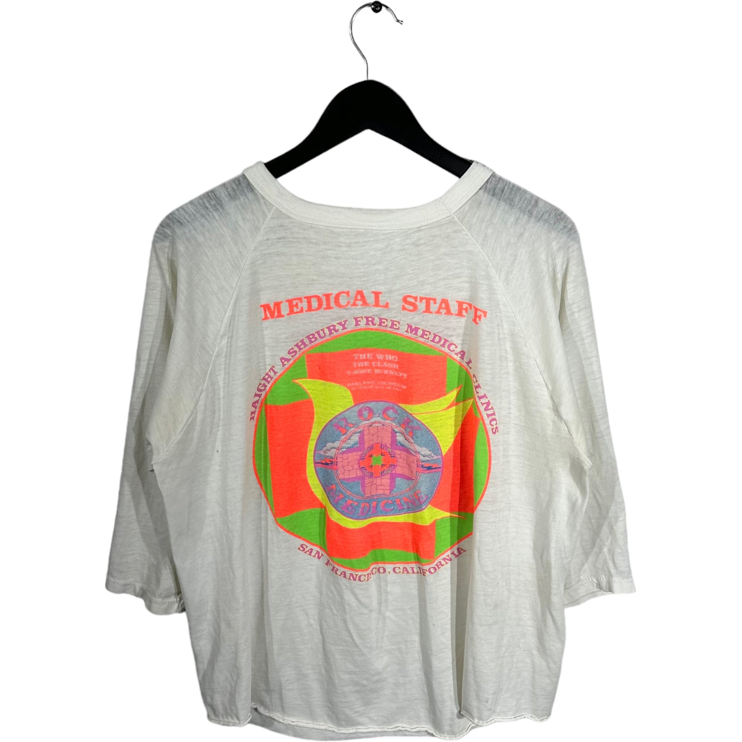 Vintage The Who San Francisco Medical Staff Long Sleeve 1982