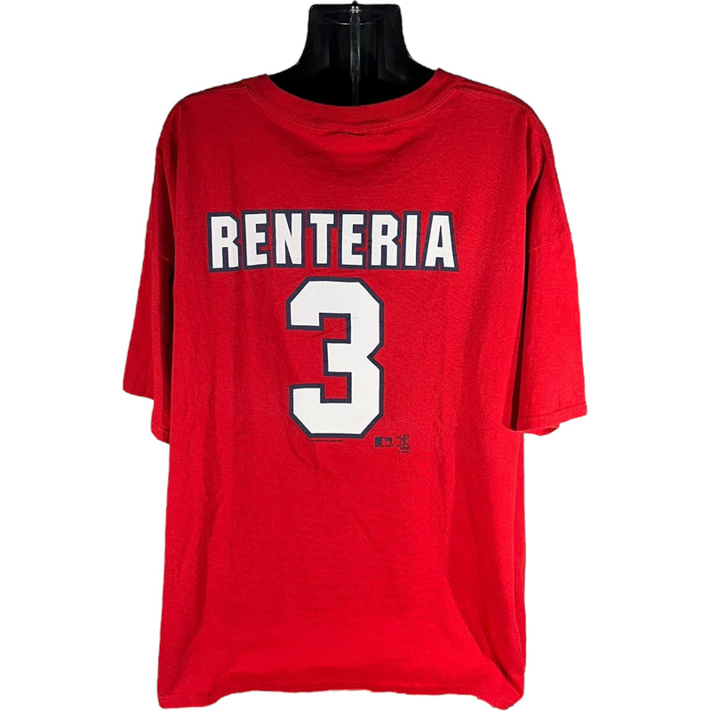 Vintage St. Louis Cardinals #3 Renteria Tee 2004