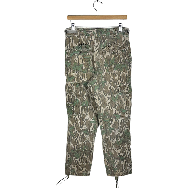 Vintage Tree Camo Denim Cargo Pants