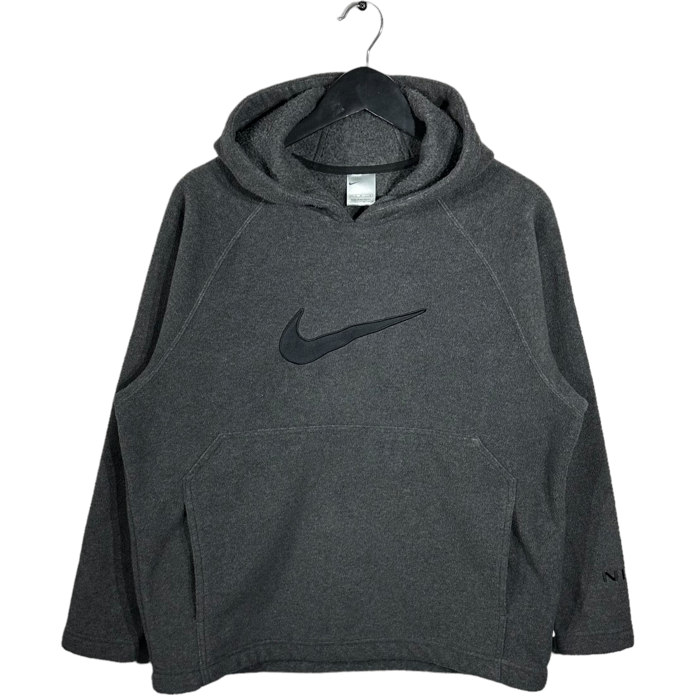 Vintage Nike Embroidered Logo Fleece Hoodie