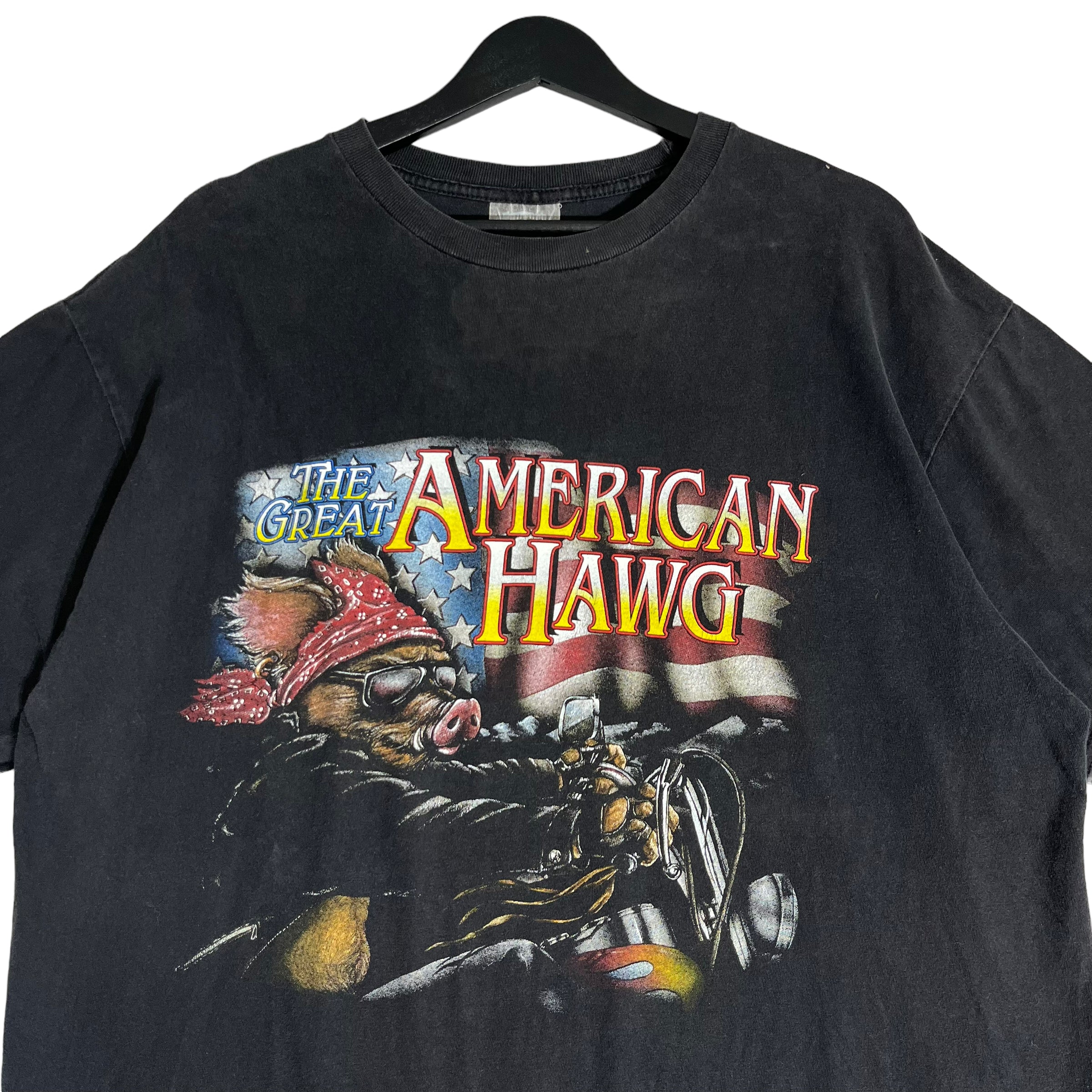 Vintage The American Hawg Biker Tee