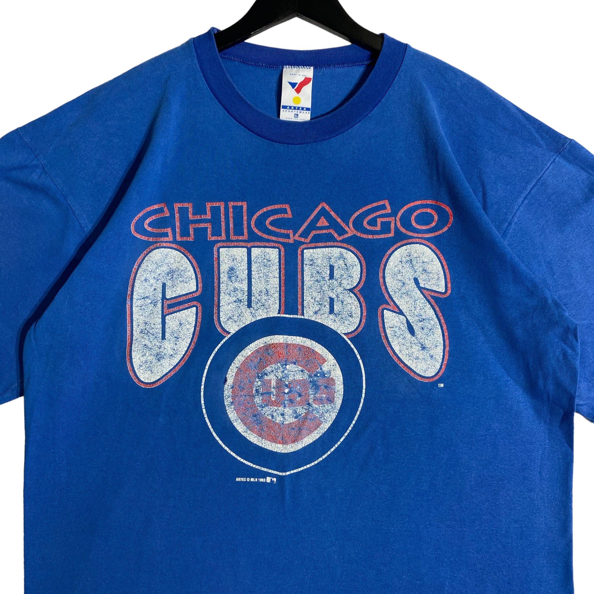 Vintage Chicago Cubs Logo Tee 1988